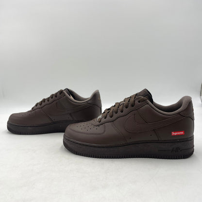 【中古品】【メンズ】 NIKE ナイキ × SUPREME シュプリーム 別注コラボ AIR FORCE 1 LOW "BAROQUE BROWN" CU9225-200 エアフォース1 ロー バロックブラウン スニーカー 靴 シューズ 160-260926-yo-04-teih サイズ：27cm カラー：ブラウン 万代Net店
