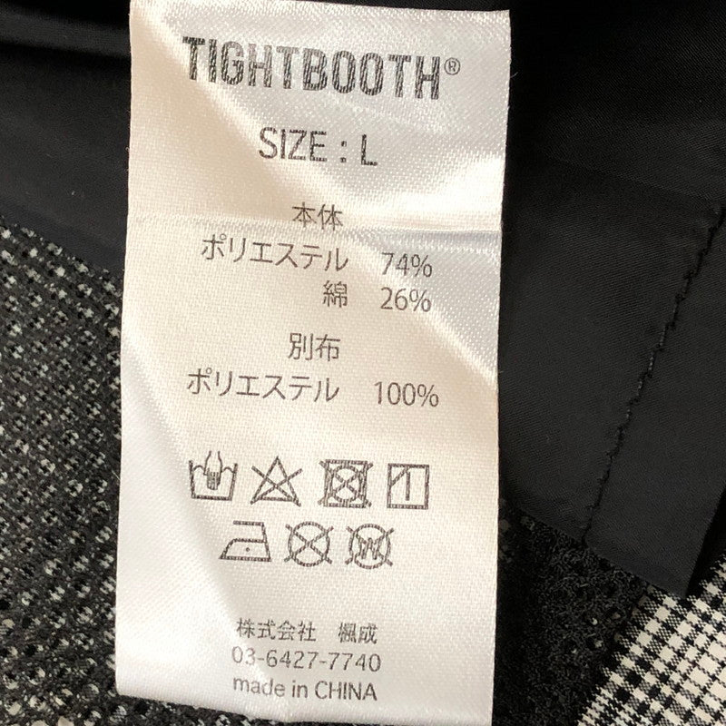 【中古品】【メンズ】 TIGHTBOOTH PRODUCTION タイトブース プロダクション 21SS GINGHAM BIG COAT 2021年春夏 ギンガム ビッグコート アウター 142-260918-sa-11-teih サイズ：L カラー：CHECK 万代Net店