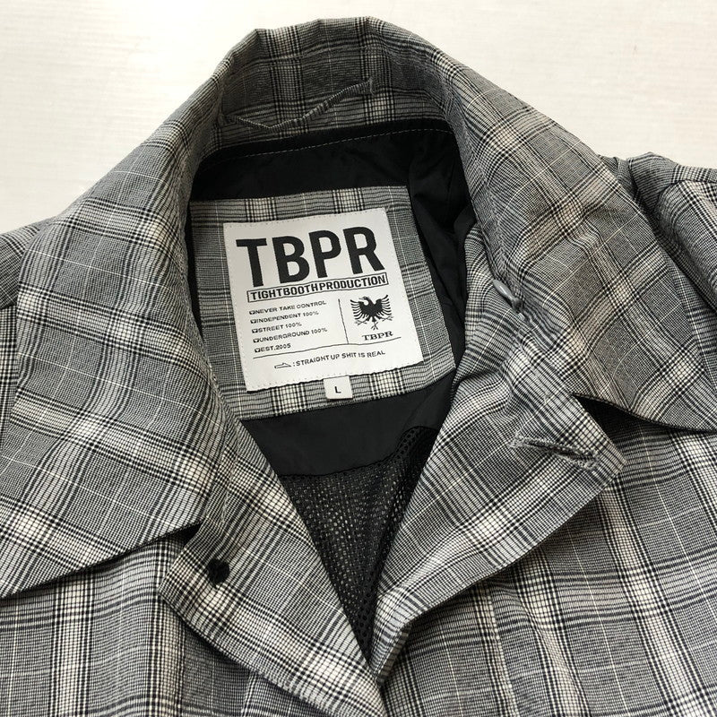 【中古品】【メンズ】 TIGHTBOOTH PRODUCTION タイトブース プロダクション 21SS GINGHAM BIG COAT 2021年春夏 ギンガム ビッグコート アウター 142-260918-sa-11-teih サイズ：L カラー：CHECK 万代Net店