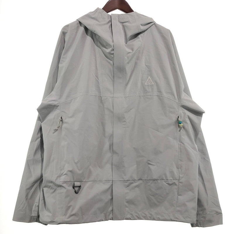 【中古品】【メンズ】 NIKE ACG ナイキ エーシージー STORM-FIT CASCADE RAINS DV9416-025 ストームフィット カスケード レインズ アウター 148-260918-sa-09-teih サイズ：2XL カラー：グレー 万代Net店