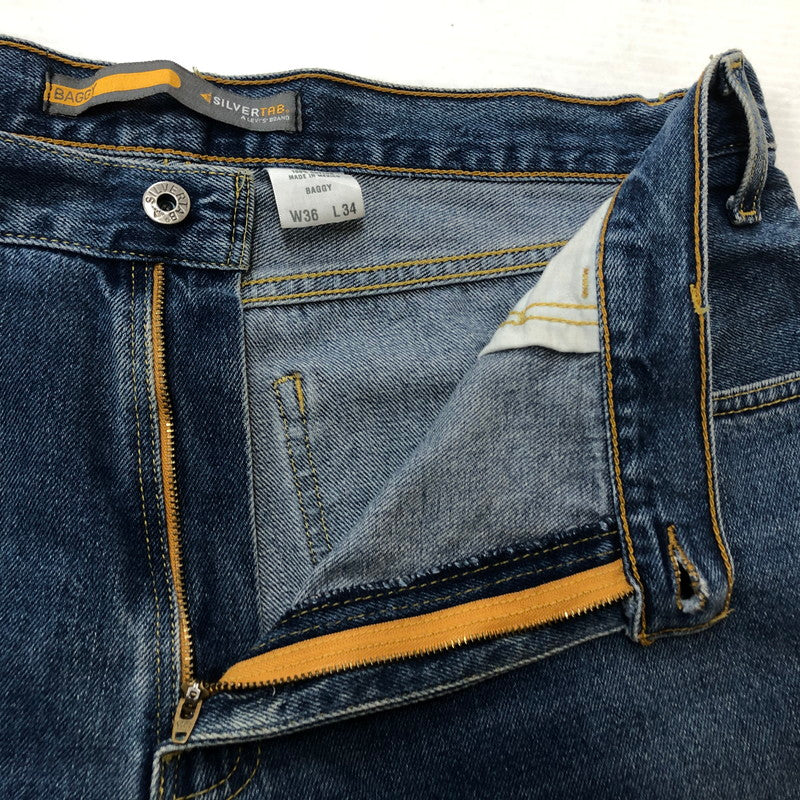 【中古品】【メンズ】 LEVI’S リーバイス 493 SILVER TAB DENIM シルバー タブ デニム ボトムス ジーンズ 156-260918-sa-22-teih サイズ：W36L34 カラー：インディゴ 万代Net店