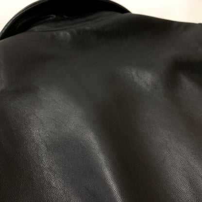 【中古品】【メンズ】 STARKE HAUT シュタルケ アウト SHEEPSKIN DOUBLE RIDERS JACKET シープスキン ダブルライダース ジャケット アウター 145-260918-sa-08-teih サイズ：S カラー：ブラック 万代Net店