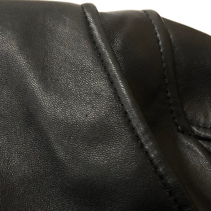 【中古品】【メンズ】 STARKE HAUT シュタルケ アウト SHEEPSKIN DOUBLE RIDERS JACKET シープスキン ダブルライダース ジャケット アウター 145-260918-sa-08-teih サイズ：S カラー：ブラック 万代Net店