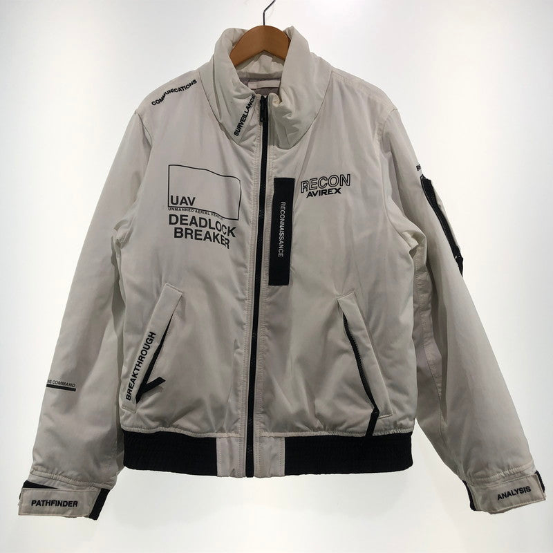 【現状渡し品】【メンズ】 AVIREX アヴィレックス DEAD LOCK BREAKER JACKET 6112127 デッド ロック ブレイカー ジャケット アウター 145-260918-sa-07-teih サイズ：L カラー：ホワイト 万代Net店