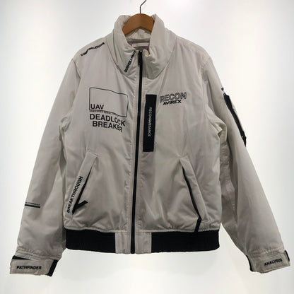 【現状渡し品】【メンズ】 AVIREX アヴィレックス DEAD LOCK BREAKER JACKET 6112127 デッド ロック ブレイカー ジャケット アウター 145-260918-sa-07-teih サイズ：L カラー：ホワイト 万代Net店