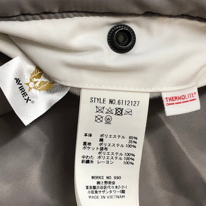【現状渡し品】【メンズ】 AVIREX アヴィレックス DEAD LOCK BREAKER JACKET 6112127 デッド ロック ブレイカー ジャケット アウター 145-260918-sa-07-teih サイズ：L カラー：ホワイト 万代Net店