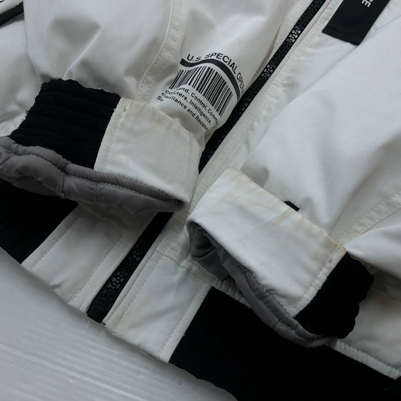 【現状渡し品】【メンズ】 AVIREX アヴィレックス DEAD LOCK BREAKER JACKET 6112127 デッド ロック ブレイカー ジャケット アウター 145-260918-sa-07-teih サイズ：L カラー：ホワイト 万代Net店