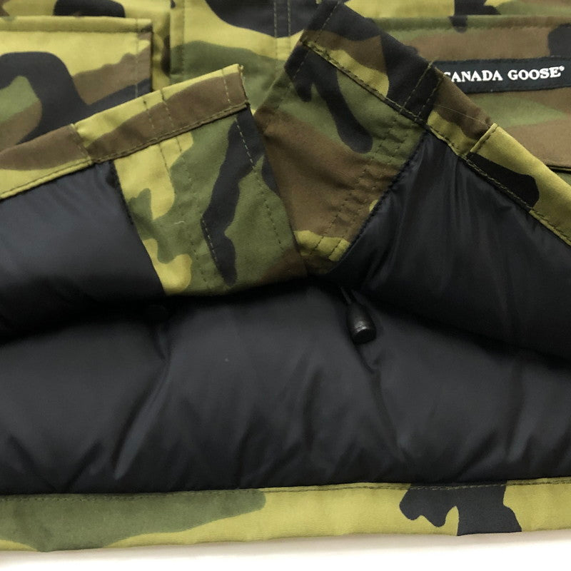 【中古品】【メンズ】 CANADA GOOSE カナダグース KAMLOOPS 4078JM カムル－プス アウター 140-260918-sa-06-teih サイズ：XS カラー：カモ柄 万代Net店