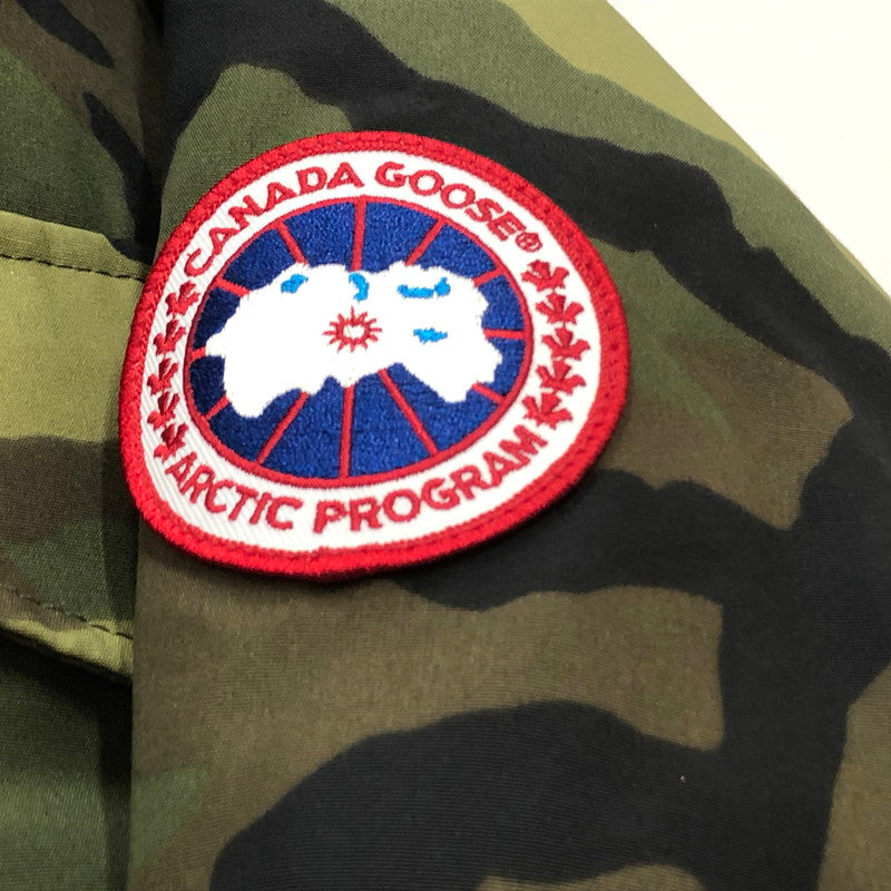 【中古品】【メンズ】 CANADA GOOSE カナダグース KAMLOOPS 4078JM カムル－プス アウター 140-260918-sa-06-teih サイズ：XS カラー：カモ柄 万代Net店