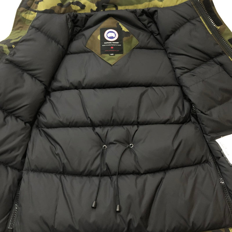 【中古品】【メンズ】 CANADA GOOSE カナダグース KAMLOOPS 4078JM カムル－プス アウター 140-260918-sa-06-teih サイズ：XS カラー：カモ柄 万代Net店