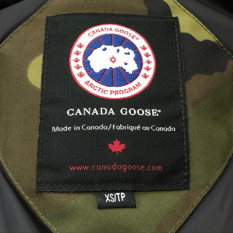 【中古品】【メンズ】 CANADA GOOSE カナダグース KAMLOOPS 4078JM カムル－プス アウター 140-260918-sa-06-teih サイズ：XS カラー：カモ柄 万代Net店