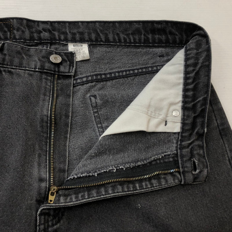 【中古品】【メンズ】 LEVI’S リーバイス 505 977 90’s BLACK DENIM 505-4159 90年代 ブラック デニム ボトムス ジーンズ 156-260918-sa-25-teih サイズ：38 カラー：ブラック 万代Net店