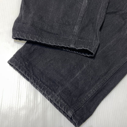 【中古品】【メンズ】 COMOLI コモリ DENIM BELTED PANTS N03-030003 デニム ベルテッドパンツ ボトムス 151-260918-yo-07-teih サイズ：4 カラー：ブラック 万代Net店