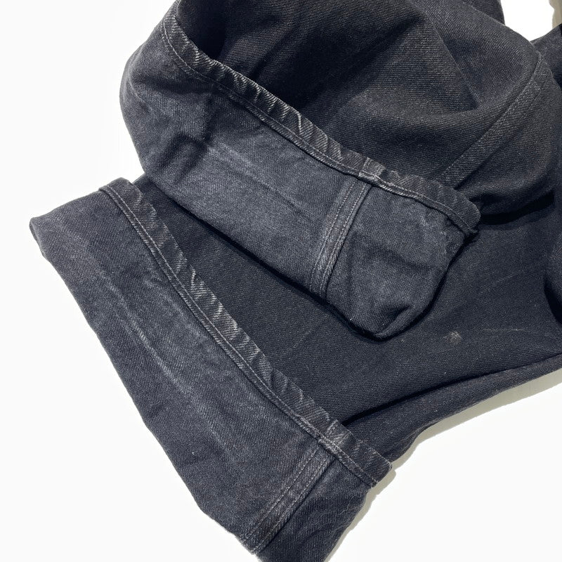 【中古品】【メンズ】 COMOLI コモリ DENIM BELTED PANTS N03-030003 デニム ベルテッドパンツ ボトムス 151-260918-yo-07-teih サイズ：4 カラー：ブラック 万代Net店