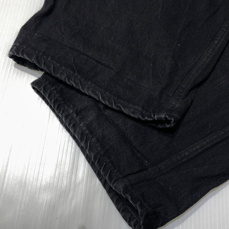 【中古品】【メンズ】 COMOLI コモリ DENIM BELTED PANTS N03-030003 デニム ベルテッドパンツ ボトムス 151-260918-yo-07-teih サイズ：4 カラー：ブラック 万代Net店