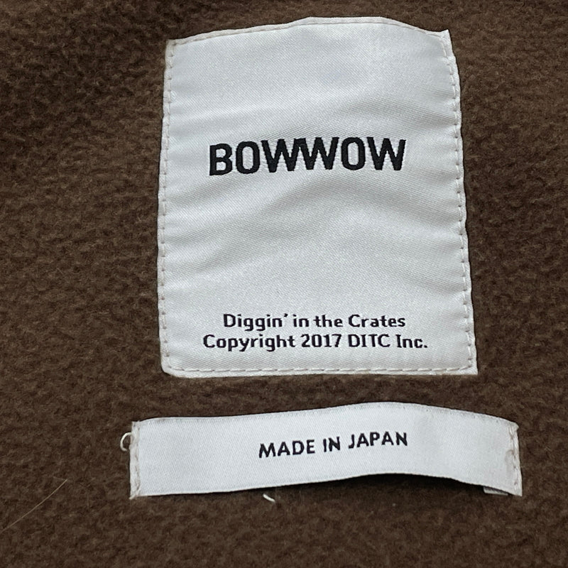 【中古品】【メンズ】 BOWWOW バウワウ SHELLED FLEECE LINED JACKET BW2302-SFLJ シェルド フリース ラインド ジャケット アウター 140-260919-sa-02-teih サイズ：XL カラー：ベージュ 万代Net店