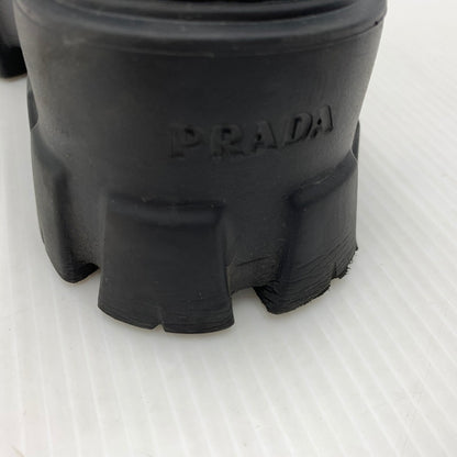 【中古品】【レディース】 PRADA プラダ MONOLITH RUBBER SANDALS モノリス ラバーサンダル 靴 167-260926-ko-12-teih サイズ：35 カラー：ブラック 万代Net店
