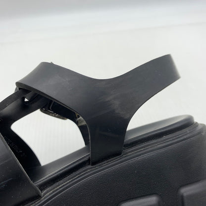 【中古品】【レディース】 PRADA プラダ MONOLITH RUBBER SANDALS モノリス ラバーサンダル 靴 167-260926-ko-12-teih サイズ：35 カラー：ブラック 万代Net店