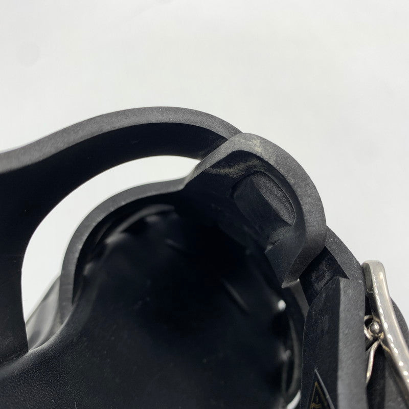 【中古品】【レディース】 PRADA プラダ MONOLITH RUBBER SANDALS モノリス ラバーサンダル 靴 167-260926-ko-12-teih サイズ：35 カラー：ブラック 万代Net店