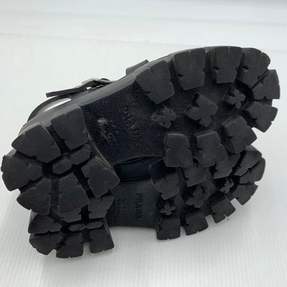 【中古品】【レディース】 PRADA プラダ MONOLITH RUBBER SANDALS モノリス ラバーサンダル 靴 167-260926-ko-12-teih サイズ：35 カラー：ブラック 万代Net店