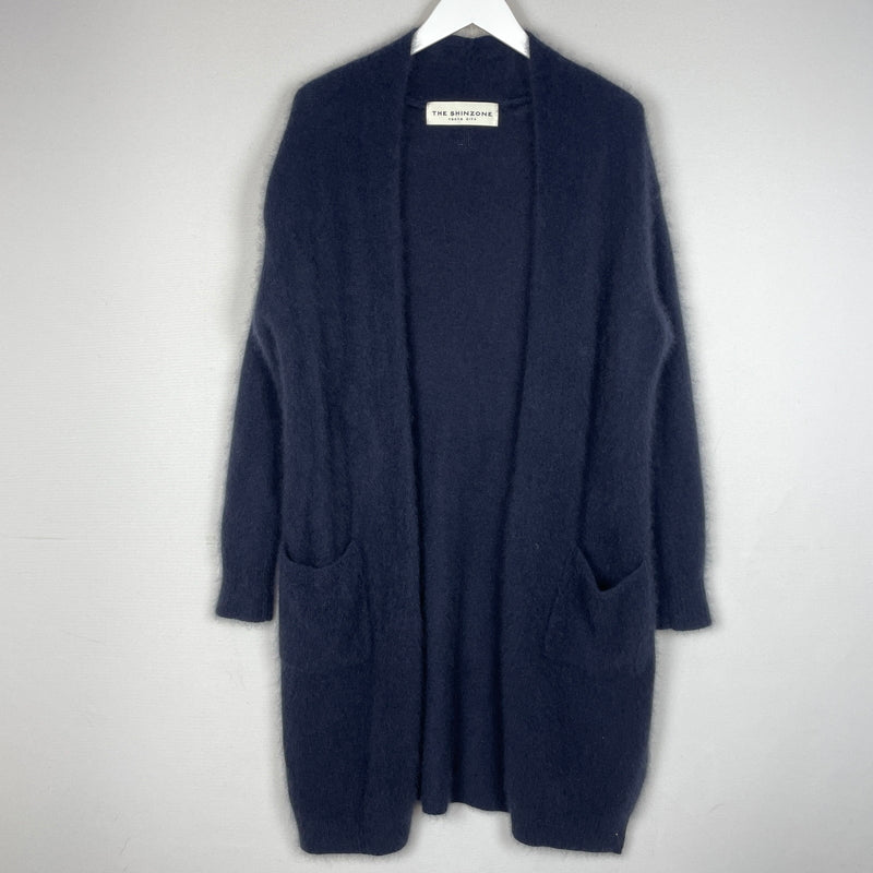 【中古品】【レディース】 SHINZONE シンゾーン RACCOON CARDIGAN ラクーン カーディガン トップス 170-260919-sa-12-teih カラー：ネイビー 万代Net店