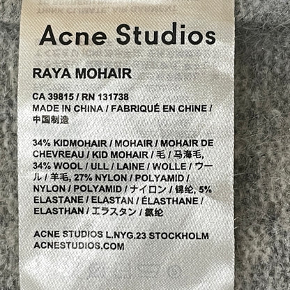 【中古品】【レディース】 ACNE STUDIOS アクネストゥディオズ RAYA MOHAIR ラヤ モヘヤ アウター 170-260919-sa-11-teih サイズ：XS カラー：グレー 万代Net店
