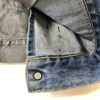 【中古品】【メンズ】 LEVI'S リーバイス 5286 × BIOTOP ビオトープ 別注コラボ TYPE 1 TRUCKER L BFL-36750-C タイプワン トラッカー エル アウター 145-260919-sa-14-teih サイズ：XS カラー：ブラック 万代Net店