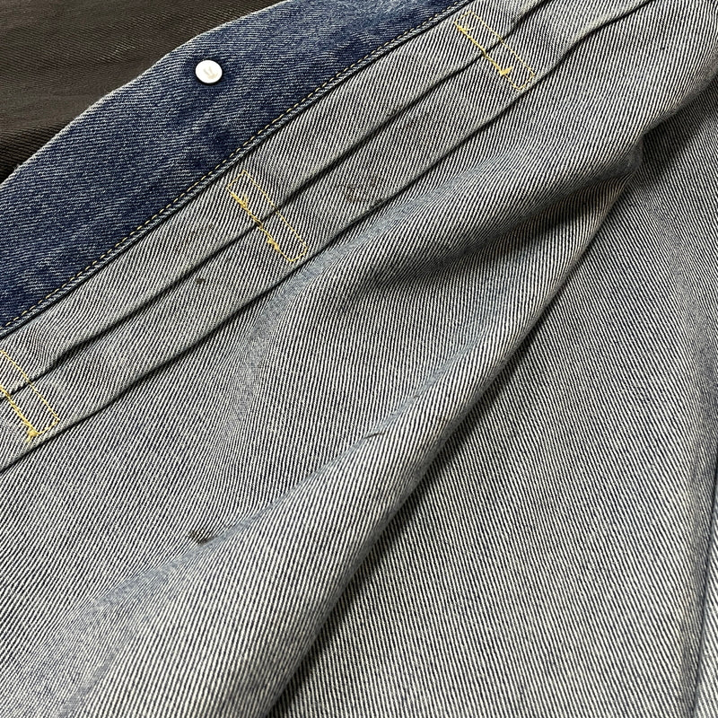 【中古品】【メンズ】 LEVI'S リーバイス 5286 × BIOTOP ビオトープ 別注コラボ TYPE 1 TRUCKER L BFL-36750-C タイプワン トラッカー エル アウター 145-260919-sa-14-teih サイズ：XS カラー：ブラック 万代Net店