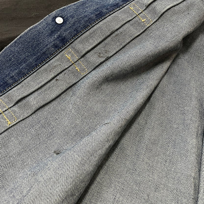 【中古品】【メンズ】 LEVI'S リーバイス 5286 × BIOTOP ビオトープ 別注コラボ TYPE 1 TRUCKER L BFL-36750-C タイプワン トラッカー エル アウター 145-260919-sa-14-teih サイズ：XS カラー：ブラック 万代Net店