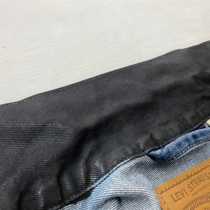 【中古品】【メンズ】 LEVI'S リーバイス 5286 × BIOTOP ビオトープ 別注コラボ TYPE 1 TRUCKER L BFL-36750-C タイプワン トラッカー エル アウター 145-260919-sa-14-teih サイズ：XS カラー：ブラック 万代Net店