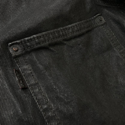 【中古品】【メンズ】 LEVI'S リーバイス 5286 × BIOTOP ビオトープ 別注コラボ TYPE 1 TRUCKER L BFL-36750-C タイプワン トラッカー エル アウター 145-260919-sa-14-teih サイズ：XS カラー：ブラック 万代Net店