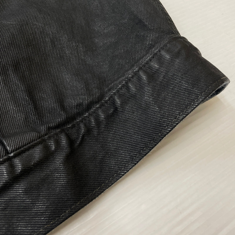 【中古品】【メンズ】 LEVI'S リーバイス 5286 × BIOTOP ビオトープ 別注コラボ TYPE 1 TRUCKER L BFL-36750-C タイプワン トラッカー エル アウター 145-260919-sa-14-teih サイズ：XS カラー：ブラック 万代Net店