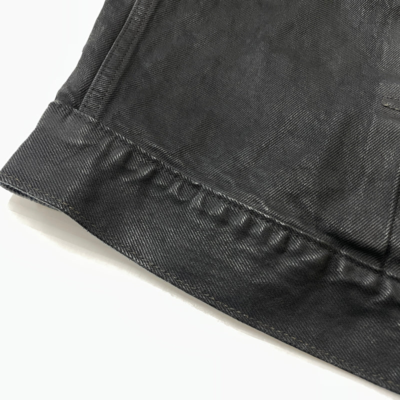 【中古品】【メンズ】 LEVI'S リーバイス 5286 × BIOTOP ビオトープ 別注コラボ TYPE 1 TRUCKER L BFL-36750-C タイプワン トラッカー エル アウター 145-260919-sa-14-teih サイズ：XS カラー：ブラック 万代Net店