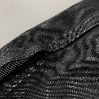 【中古品】【メンズ】 LEVI'S リーバイス 5286 × BIOTOP ビオトープ 別注コラボ TYPE 1 TRUCKER L BFL-36750-C タイプワン トラッカー エル アウター 145-260919-sa-14-teih サイズ：XS カラー：ブラック 万代Net店