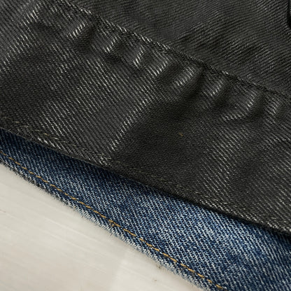 【中古品】【メンズ】 LEVI'S リーバイス 5286 × BIOTOP ビオトープ 別注コラボ TYPE 1 TRUCKER L BFL-36750-C タイプワン トラッカー エル アウター 145-260919-sa-14-teih サイズ：XS カラー：ブラック 万代Net店