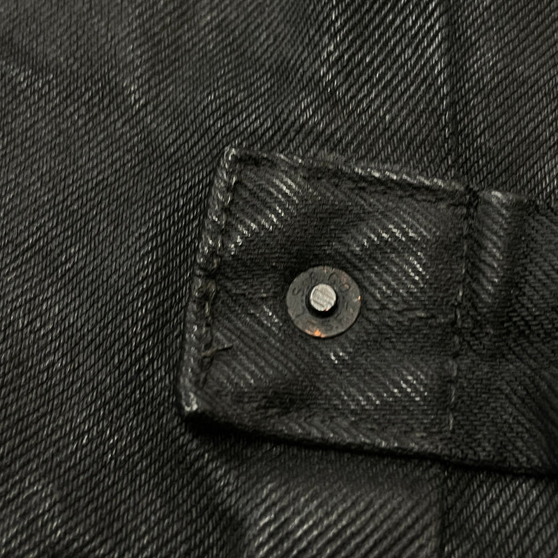 【中古品】【メンズ】 LEVI'S リーバイス 5286 × BIOTOP ビオトープ 別注コラボ TYPE 1 TRUCKER L BFL-36750-C タイプワン トラッカー エル アウター 145-260919-sa-14-teih サイズ：XS カラー：ブラック 万代Net店