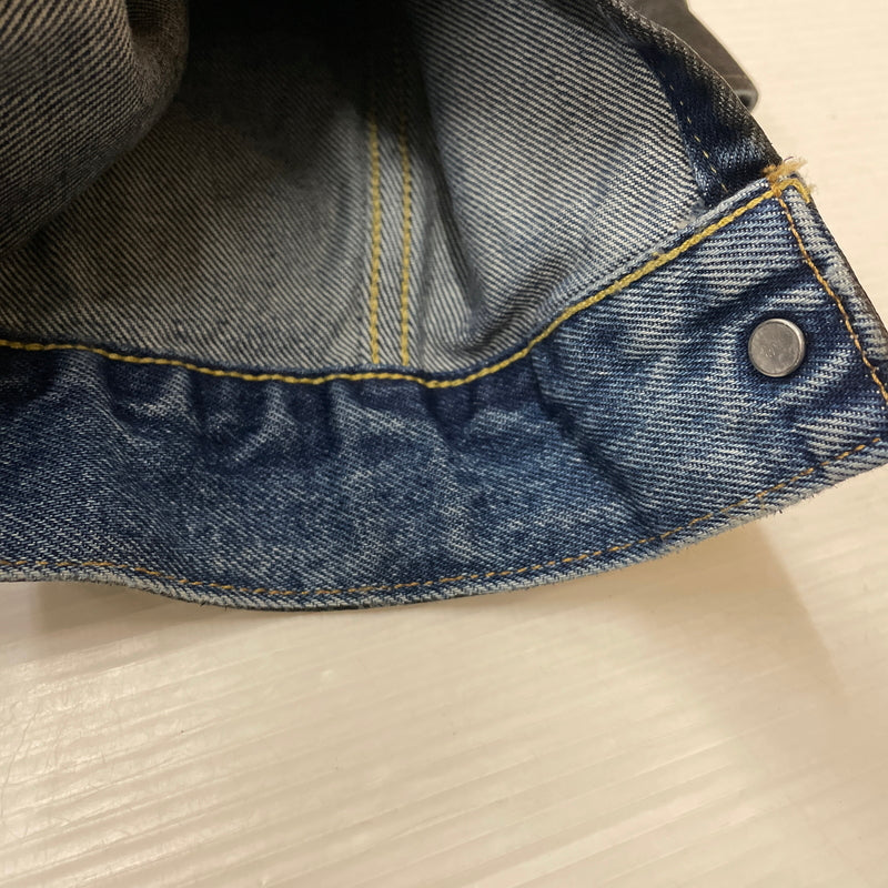 【中古品】【メンズ】 LEVI'S リーバイス 5286 × BIOTOP ビオトープ 別注コラボ TYPE 1 TRUCKER L BFL-36750-C タイプワン トラッカー エル アウター 145-260919-sa-14-teih サイズ：XS カラー：ブラック 万代Net店