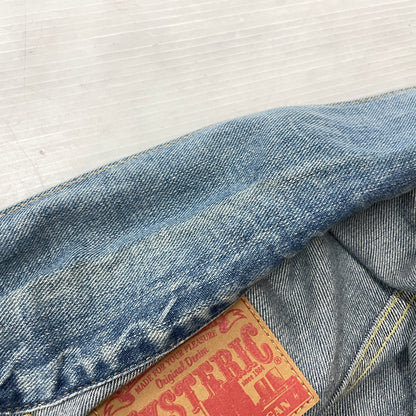 【中古品】【メンズ】 HYSTERIC GLAMMOUR ヒステリック グラマー DENIM ZIP JACKET 0224AB01 デニム ジップ ジャケット アウター ジャケット アウター 140-260919-sa-13-teih サイズ：M カラー：インディゴ 万代Net店