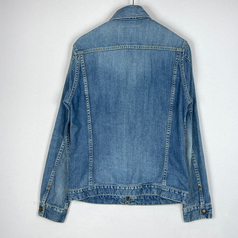 【中古品】【メンズ】 HYSTERIC GLAMMOUR ヒステリック グラマー DENIM ZIP JACKET 0224AB01 デニム ジップ ジャケット アウター ジャケット アウター 140-260919-sa-13-teih サイズ：M カラー：インディゴ 万代Net店