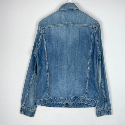 【中古品】【メンズ】 HYSTERIC GLAMMOUR ヒステリック グラマー DENIM ZIP JACKET 0224AB01 デニム ジップ ジャケット アウター ジャケット アウター 140-260919-sa-13-teih サイズ：M カラー：インディゴ 万代Net店
