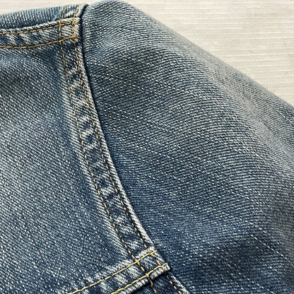【中古品】【メンズ】 HYSTERIC GLAMMOUR ヒステリック グラマー DENIM ZIP JACKET 0224AB01 デニム ジップ ジャケット アウター ジャケット アウター 140-260919-sa-13-teih サイズ：M カラー：インディゴ 万代Net店