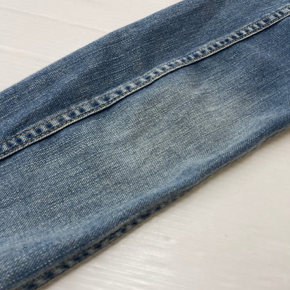 【中古品】【メンズ】 HYSTERIC GLAMMOUR ヒステリック グラマー DENIM ZIP JACKET 0224AB01 デニム ジップ ジャケット アウター ジャケット アウター 140-260919-sa-13-teih サイズ：M カラー：インディゴ 万代Net店
