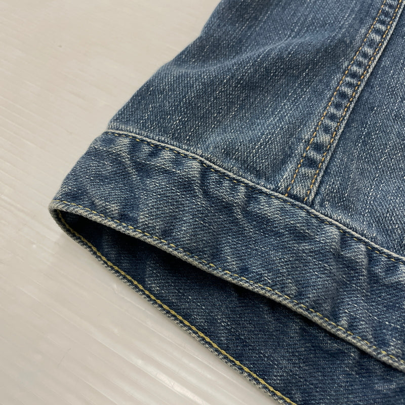 【中古品】【メンズ】 HYSTERIC GLAMMOUR ヒステリック グラマー DENIM ZIP JACKET 0224AB01 デニム ジップ ジャケット アウター ジャケット アウター 140-260919-sa-13-teih サイズ：M カラー：インディゴ 万代Net店