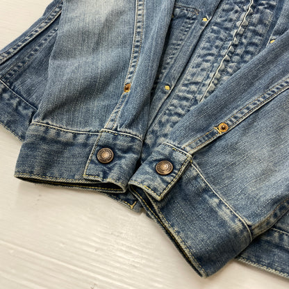 【中古品】【メンズ】 HYSTERIC GLAMMOUR ヒステリック グラマー DENIM ZIP JACKET 0224AB01 デニム ジップ ジャケット アウター ジャケット アウター 140-260919-sa-13-teih サイズ：M カラー：インディゴ 万代Net店