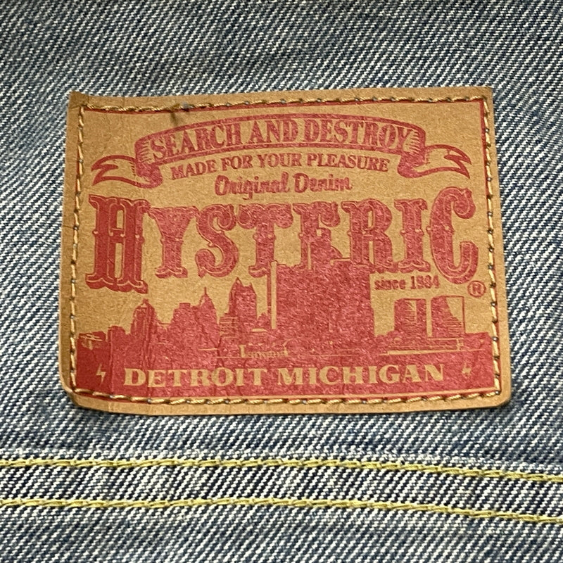 【中古品】【メンズ】 HYSTERIC GLAMMOUR ヒステリック グラマー DENIM ZIP JACKET 0224AB01 デニム ジップ ジャケット アウター ジャケット アウター 140-260919-sa-13-teih サイズ：M カラー：インディゴ 万代Net店