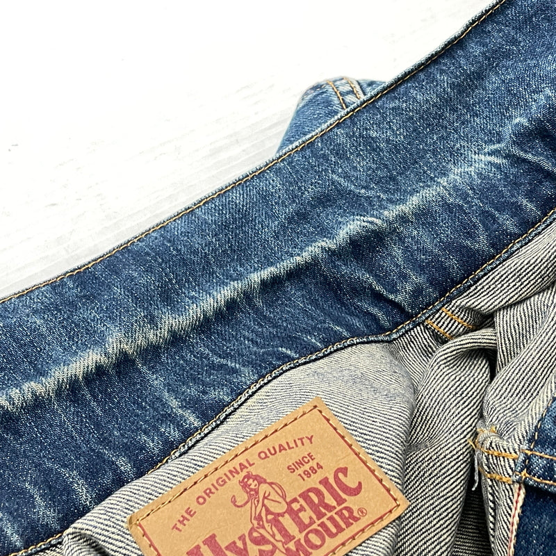 【中古品】【メンズ】 HYSTERIC GLAMOUR ヒステリックグラマー 3RD DENIM JACKET 0263AB13 サード デニム ジャケット アウター 140-260919-sa-15-teih サイズ：M カラー：インディゴ 万代Net店