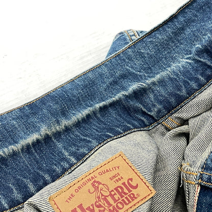 【中古品】【メンズ】 HYSTERIC GLAMOUR ヒステリックグラマー 3RD DENIM JACKET 0263AB13 サード デニム ジャケット アウター 140-260919-sa-15-teih サイズ：M カラー：インディゴ 万代Net店