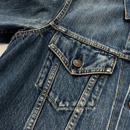 【中古品】【メンズ】 HYSTERIC GLAMOUR ヒステリックグラマー 3RD DENIM JACKET 0263AB13 サード デニム ジャケット アウター 140-260919-sa-15-teih サイズ：M カラー：インディゴ 万代Net店