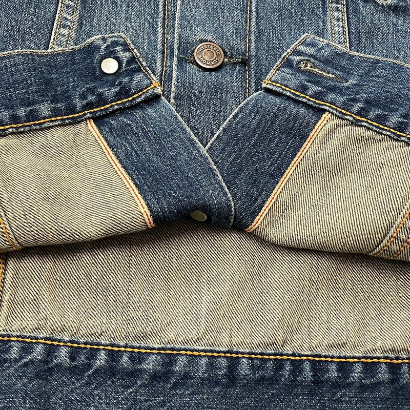 【中古品】【メンズ】 HYSTERIC GLAMOUR ヒステリックグラマー 3RD DENIM JACKET 0263AB13 サード デニム ジャケット アウター 140-260919-sa-15-teih サイズ：M カラー：インディゴ 万代Net店