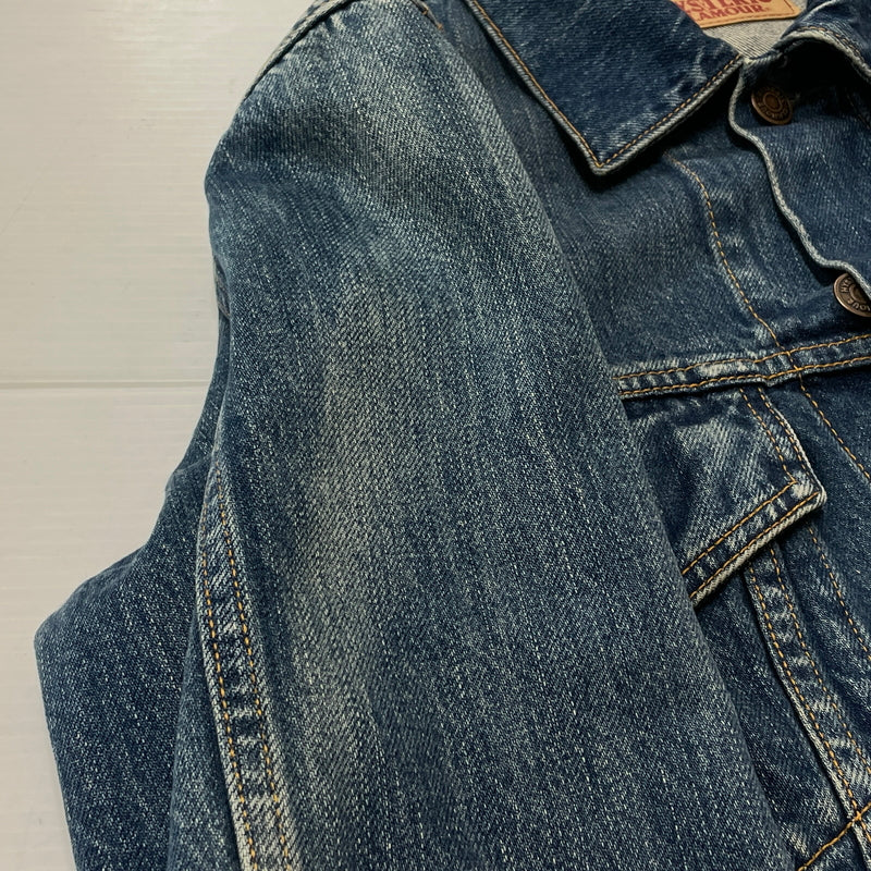 【中古品】【メンズ】 HYSTERIC GLAMOUR ヒステリックグラマー 3RD DENIM JACKET 0263AB13 サード デニム ジャケット アウター 140-260919-sa-15-teih サイズ：M カラー：インディゴ 万代Net店